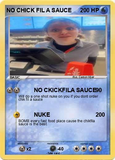 Pokemon NO CHICK FIL A SAUCE