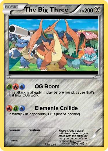 Pokemon The Big Three