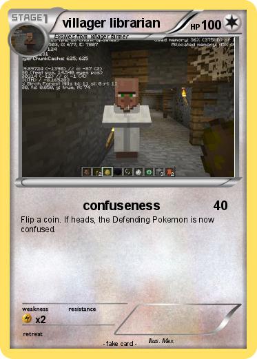 Pokemon villager librarian