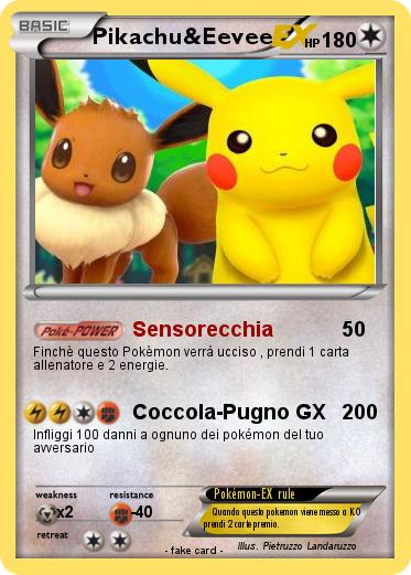 Pokemon Pikachu&Eevee