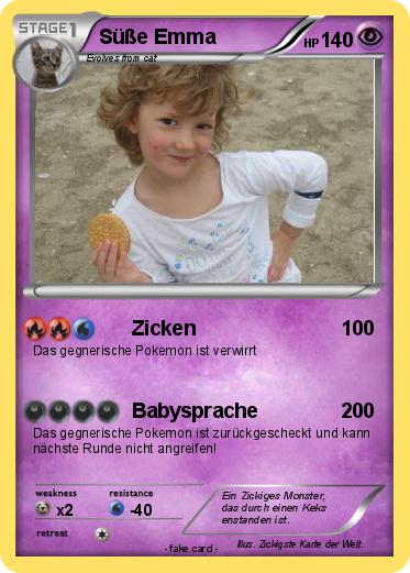 Pokemon Süße Emma