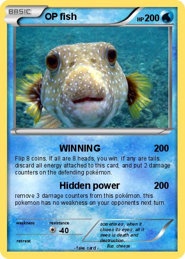 Pokemon OP fish