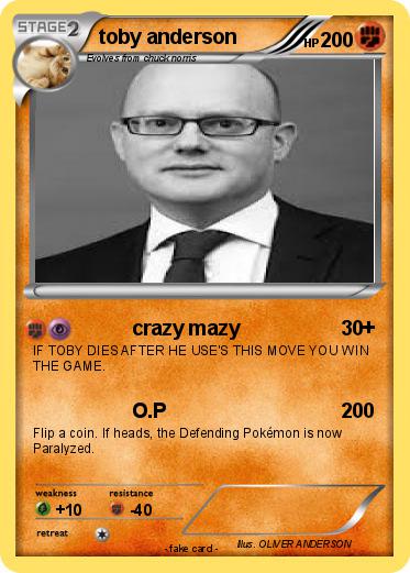 Pokemon toby anderson