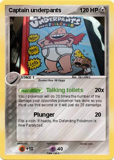 Pokemon Captain underpants