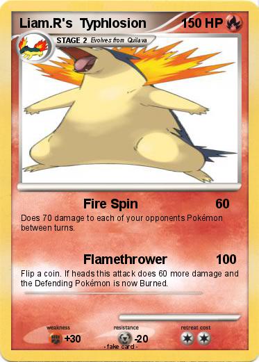 Pokemon Liam.R's  Typhlosion