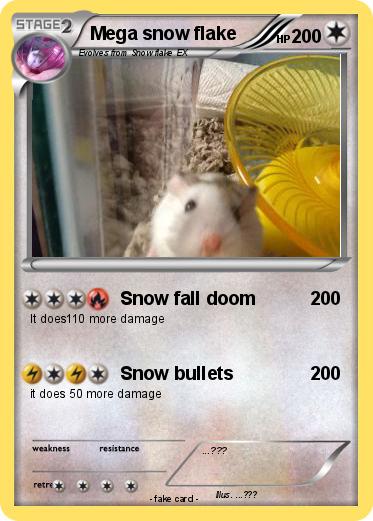 Pokemon Mega snow flake