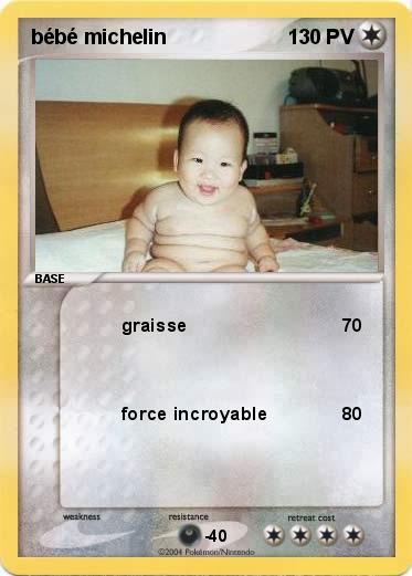 Pokemon bébé michelin