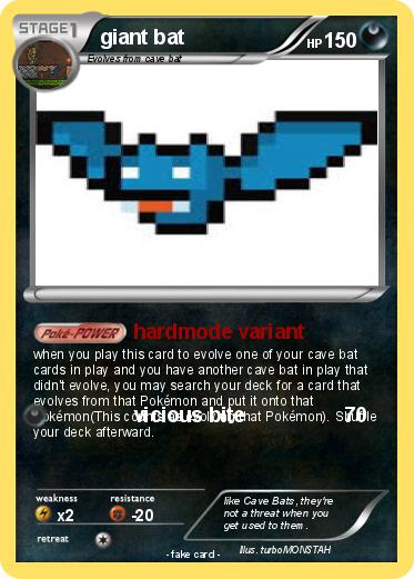Pokemon giant bat
