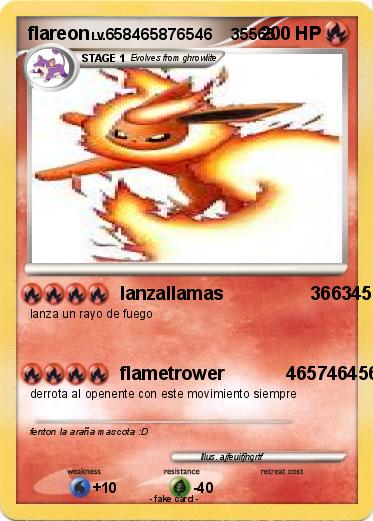 Pokemon flareon