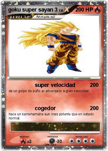 Pokemon goku super sayan 3