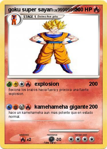 Pokemon goku super sayan