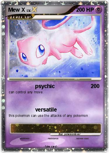 Pokemon Mew X