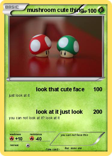 Pokemon mushroom cute thing