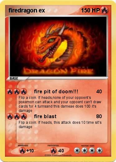 Pokemon firedragon ex