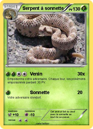 Pokemon Serpent à sonnette