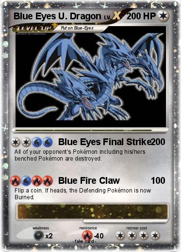 Pokemon Blue Eyes U. Dragon