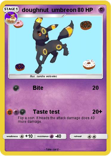 Pokemon doughnut  umbreon