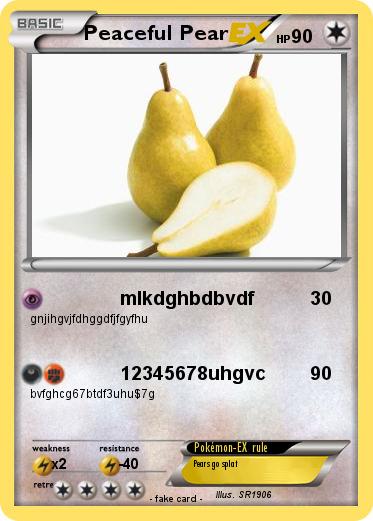 Pokemon Peaceful Pear