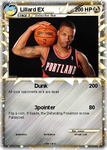 Pokemon Lillard EX