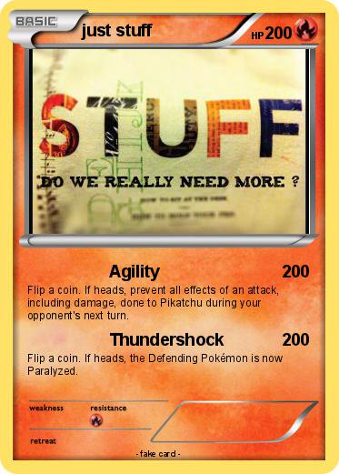 Pokemon just stuff