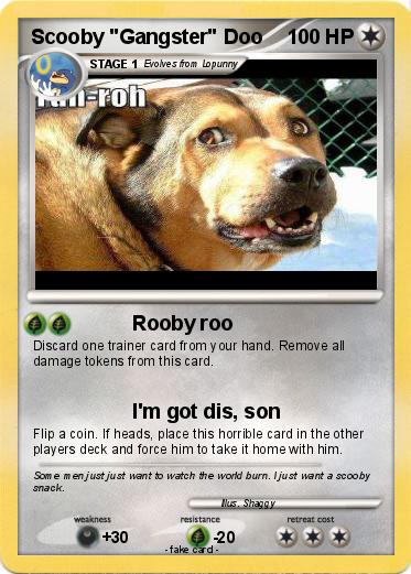 Pokemon Scooby "Gangster" Doo