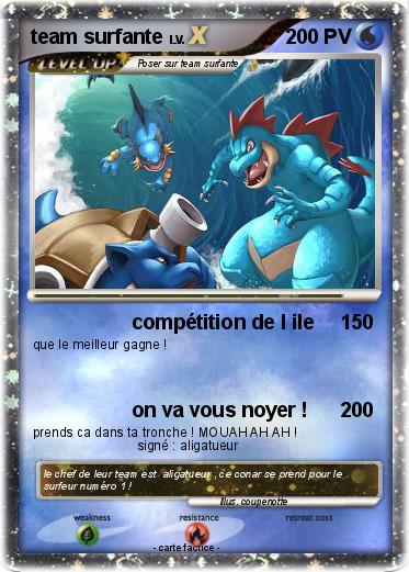 Pokemon team surfante