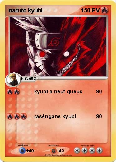 Pokemon naruto kyubi
