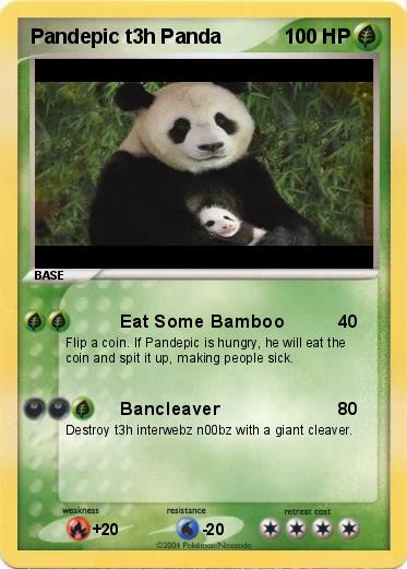 Pokemon Pandepic t3h Panda