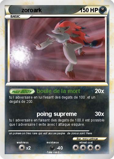 Pokemon zoroark