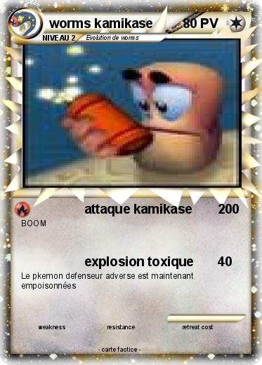 Pokemon worms kamikase