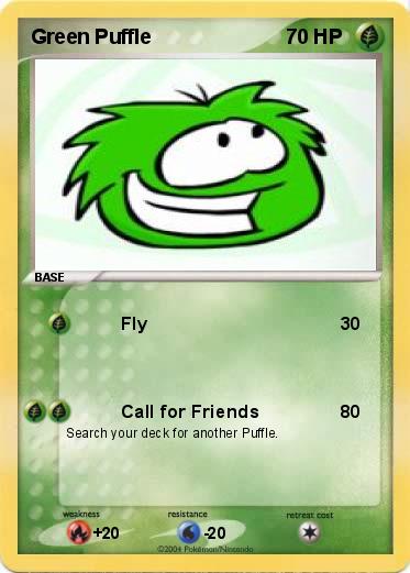Pokemon Green Puffle