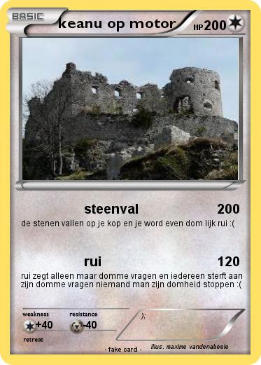 Pokemon keanu op motor