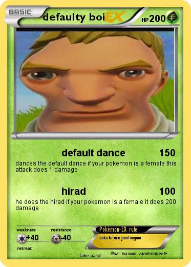 Pokemon defaulty boi