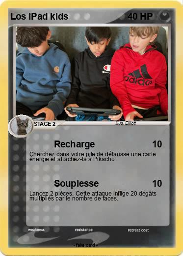 Pokemon Los iPad kids