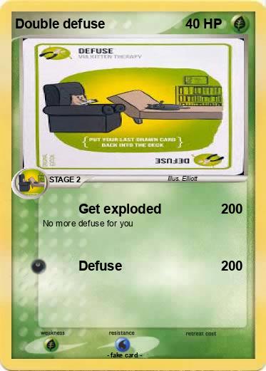 Pokemon Double defuse