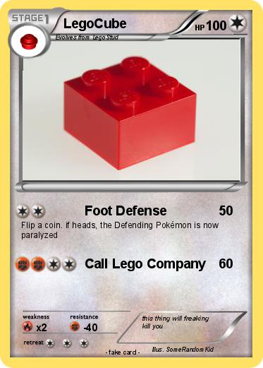 Pokemon LegoCube
