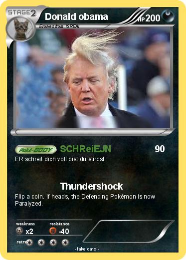 Pokemon Donald obama