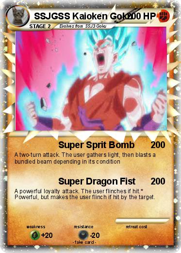 Pokemon SSJGSS Kaioken Goku