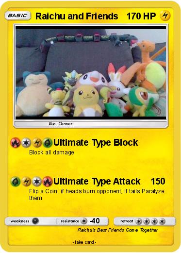 Pokemon Raichu and Friends