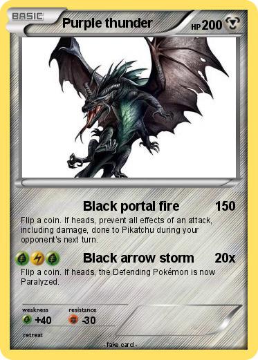 Pokemon Purple thunder