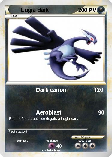 Pokemon Lugia dark