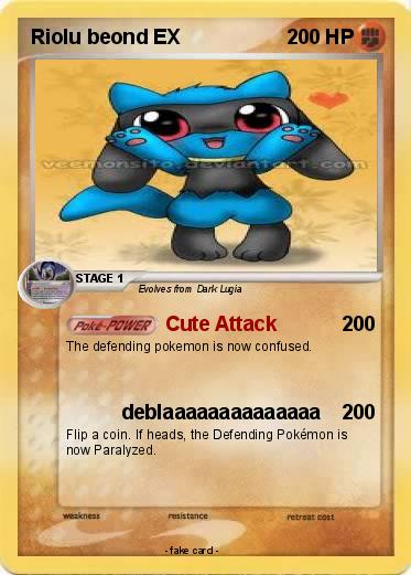 Pokemon Riolu beond EX