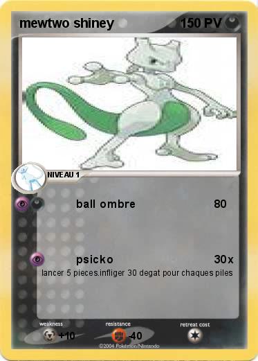 Pokemon mewtwo shiney