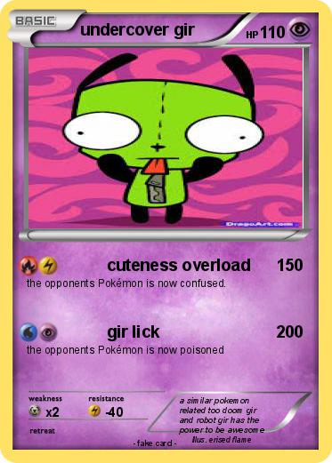 Pokemon undercover gir