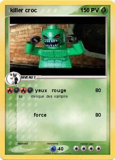 Pokemon  killer croc