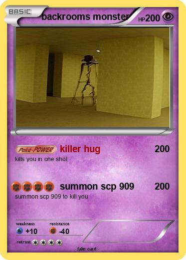 Pokemon backrooms monster