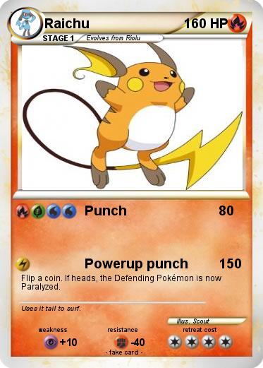 Pokemon Raichu