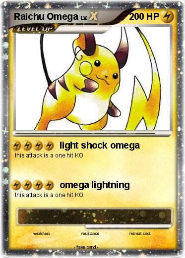 Pokemon Raichu Omega