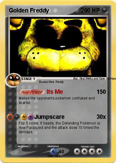 Pokemon Golden Freddy