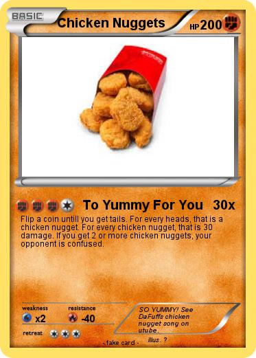 Pokemon Chicken Nuggets